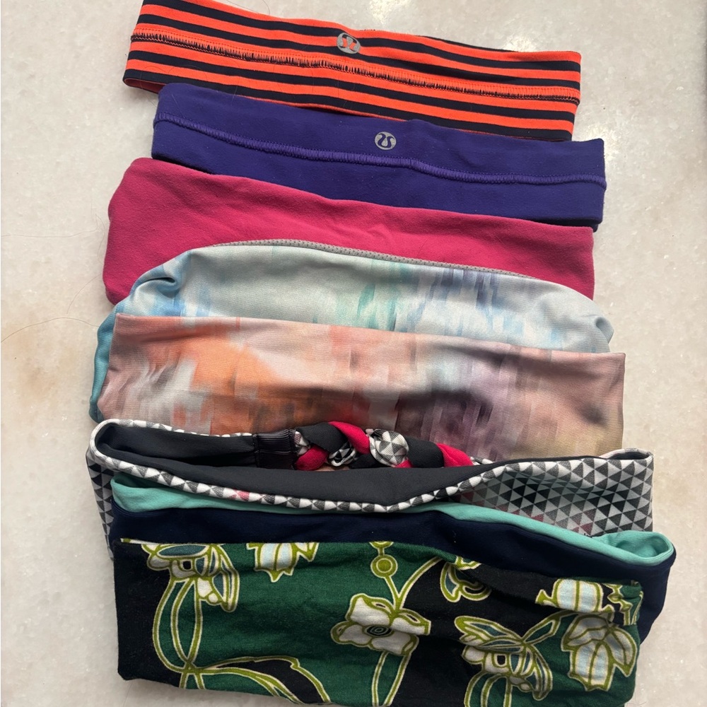 Lululemon head bands and other brands